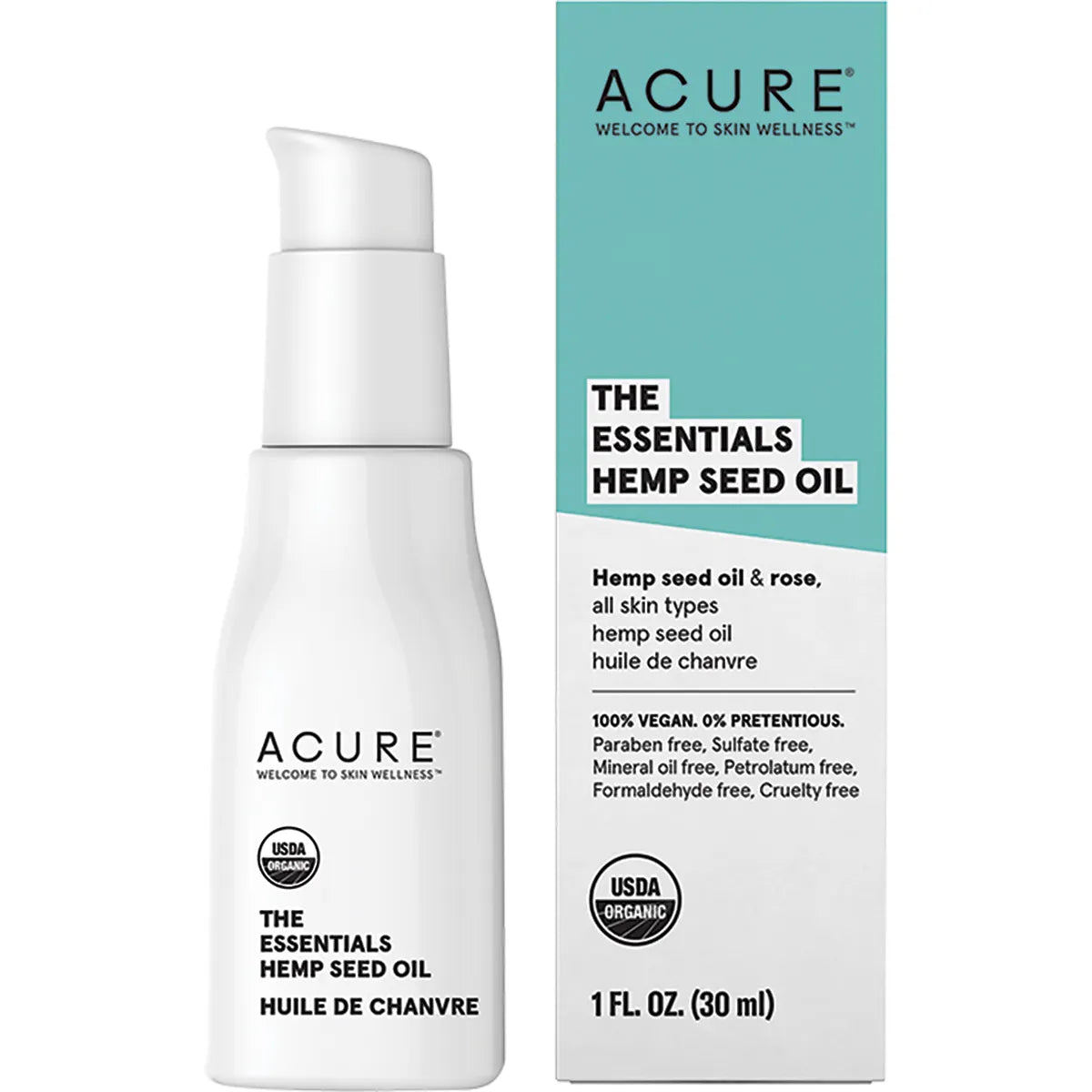 Acure The Essentials Hemp Seed Oil 30ml
