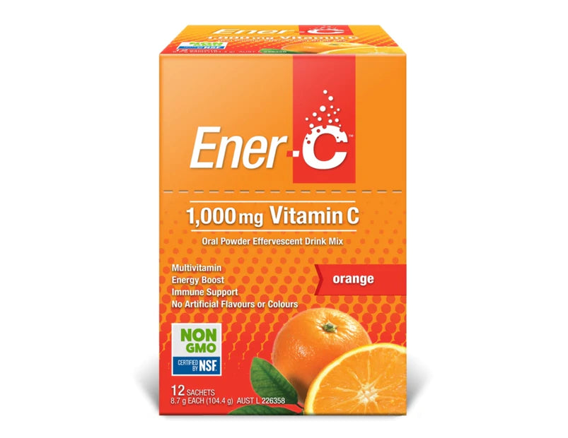 Ener.C 1,000mg Vitamin C 12 Sachets Orange