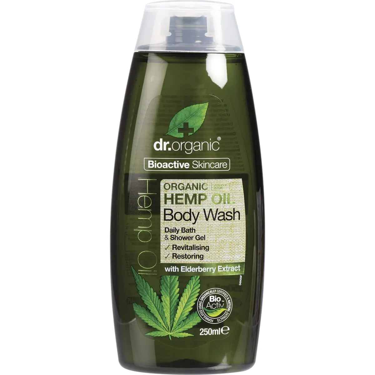 Dr Organic Body Wash Organic Hemp Oil 250ml