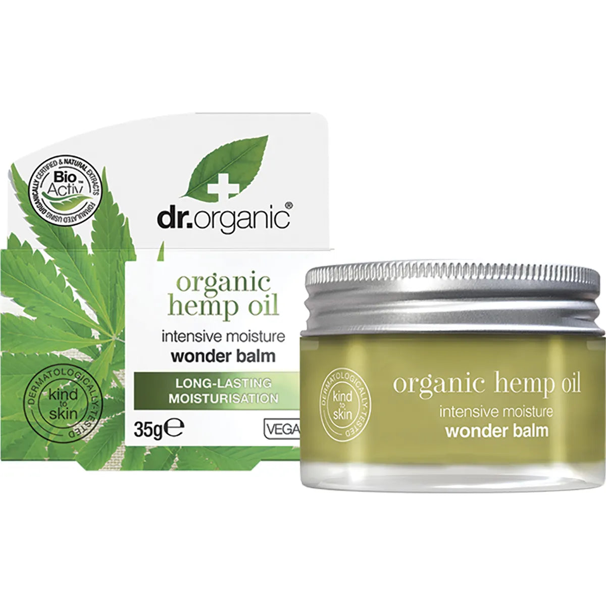 Dr Organic Wonder Balm Organic Hemp Oil 35g